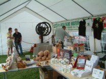 View inside stall at Astle Park
