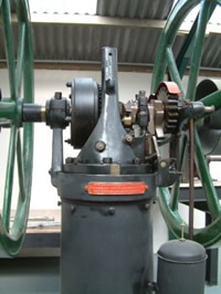 Close up of Crossley Atmospheric engine