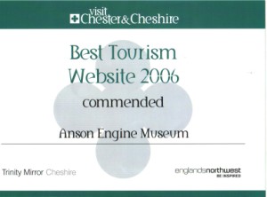 Commended Certificate for Tourism Website of the Year
